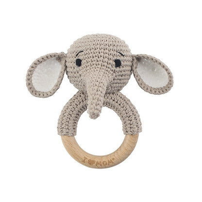 KloGoo™ Handmade Wool Baby Rattle Teething Toy