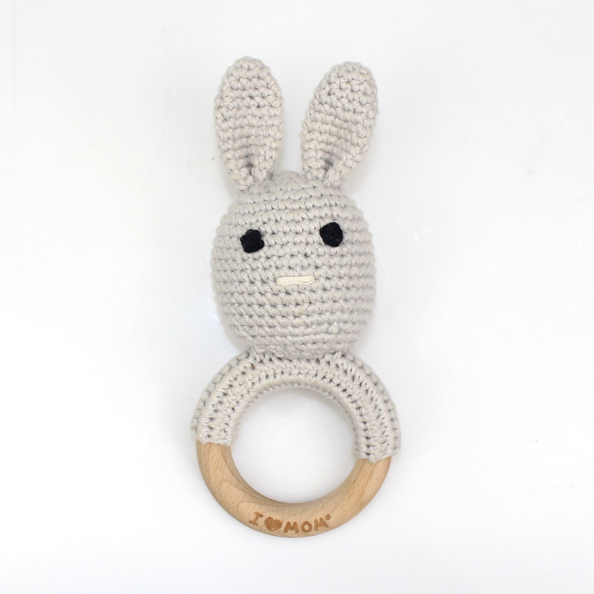 KloGoo™ Handmade Wool Baby Rattle Teething Toy
