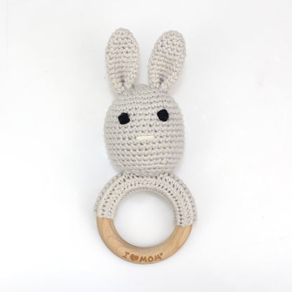 KloGoo™ Handmade Wool Baby Rattle Teething Toy
