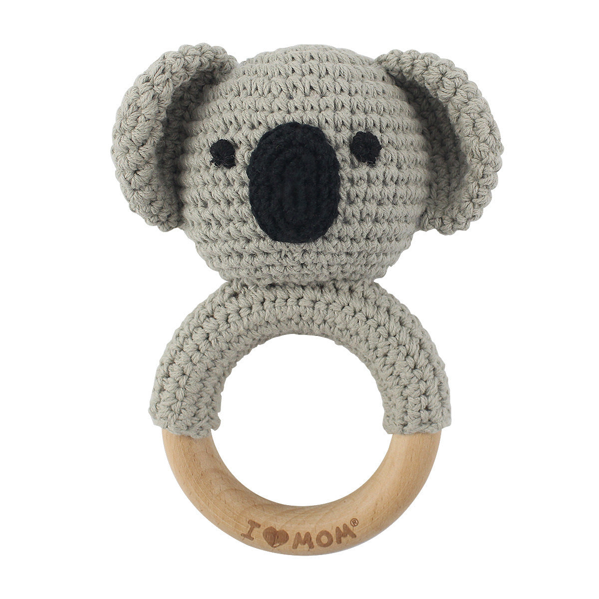 KloGoo™ Handmade Wool Baby Rattle Teething Toy