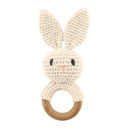 KloGoo™ Handmade Wool Baby Rattle Teething Toy