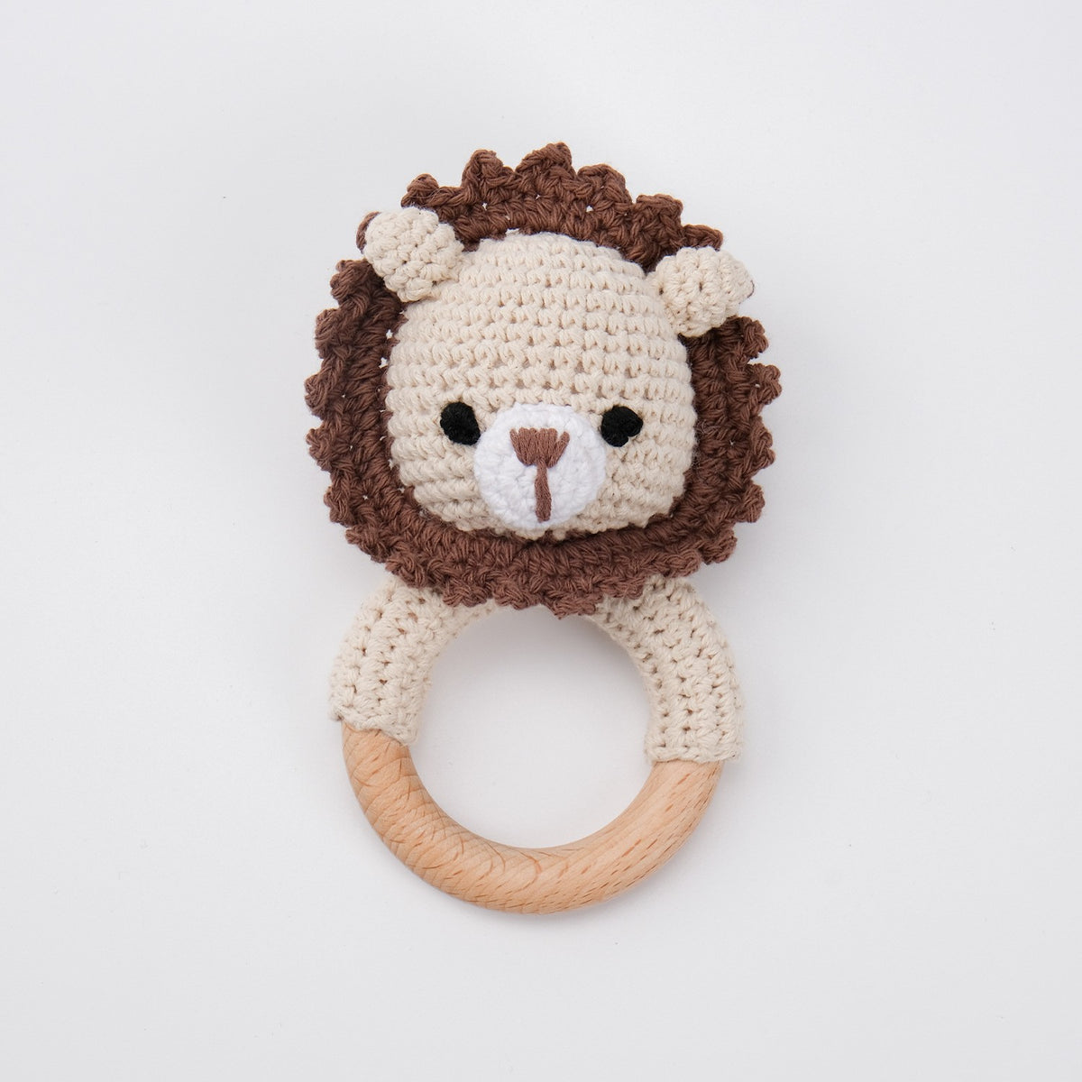 KloGoo™ Handmade Wool Baby Rattle Teething Toy