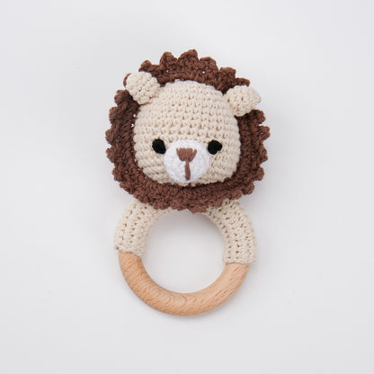 KloGoo™ Handmade Wool Baby Rattle Teething Toy