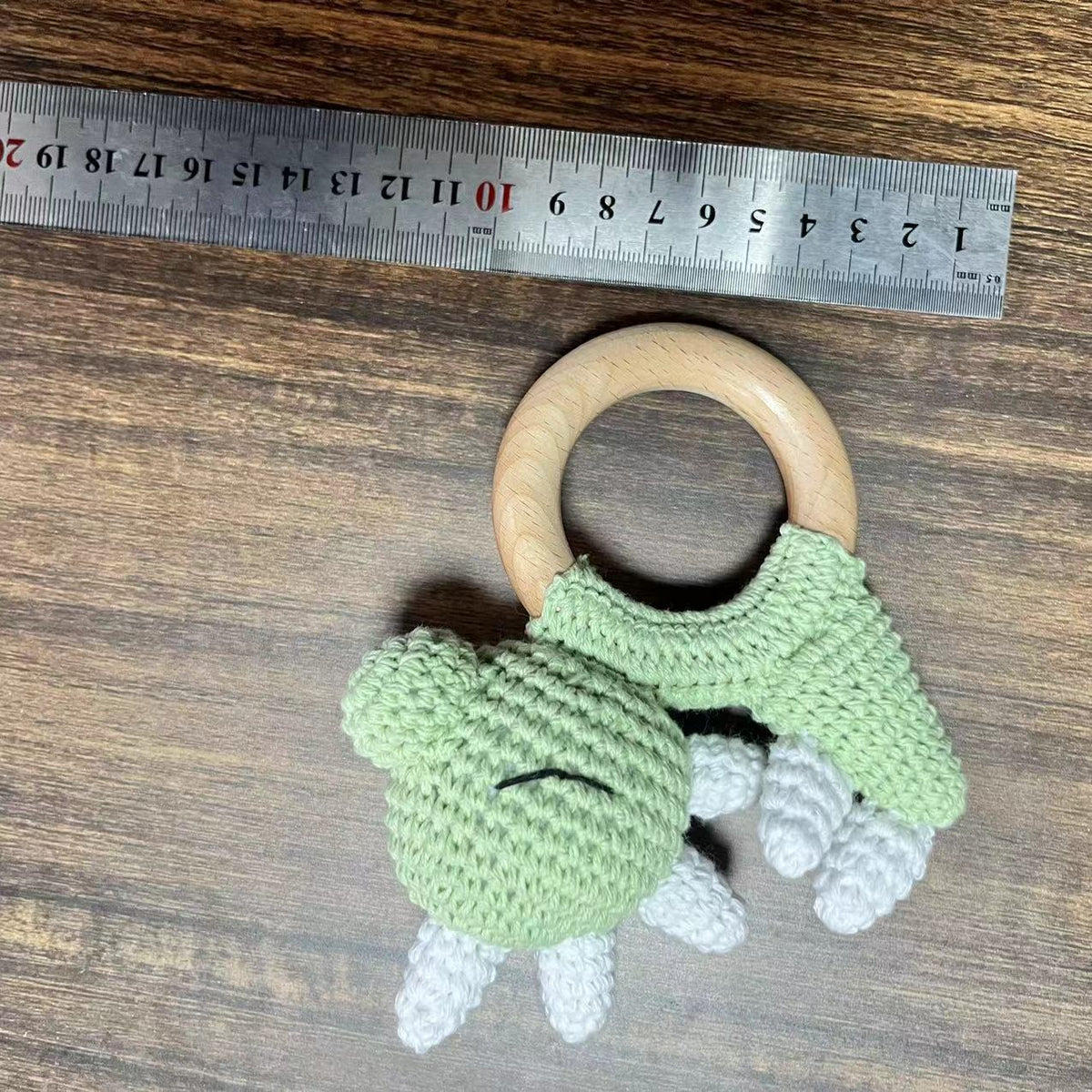 KloGoo™ Handmade Wool Baby Rattle Teething Toy