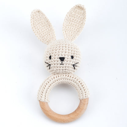 KloGoo™ Handmade Wool Baby Rattle Teething Toy
