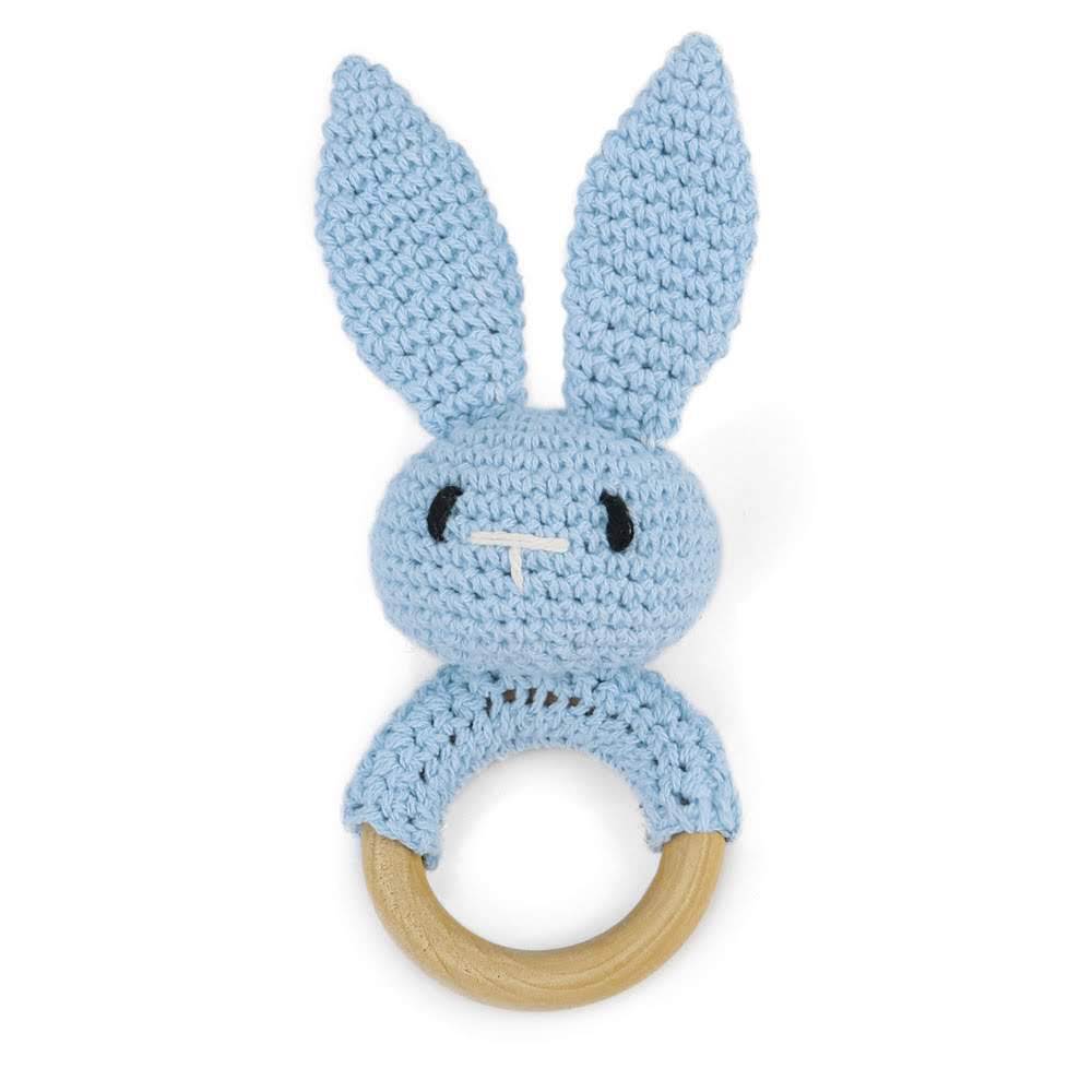 KloGoo™ Handmade Wool Baby Rattle Teething Toy