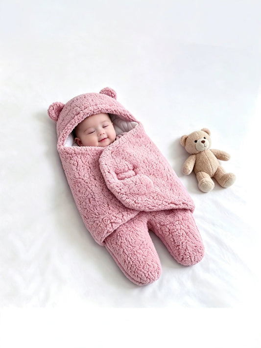 KloGoo™ Thickened Anti-Startle Baby Sleep Sack with Bear Ears