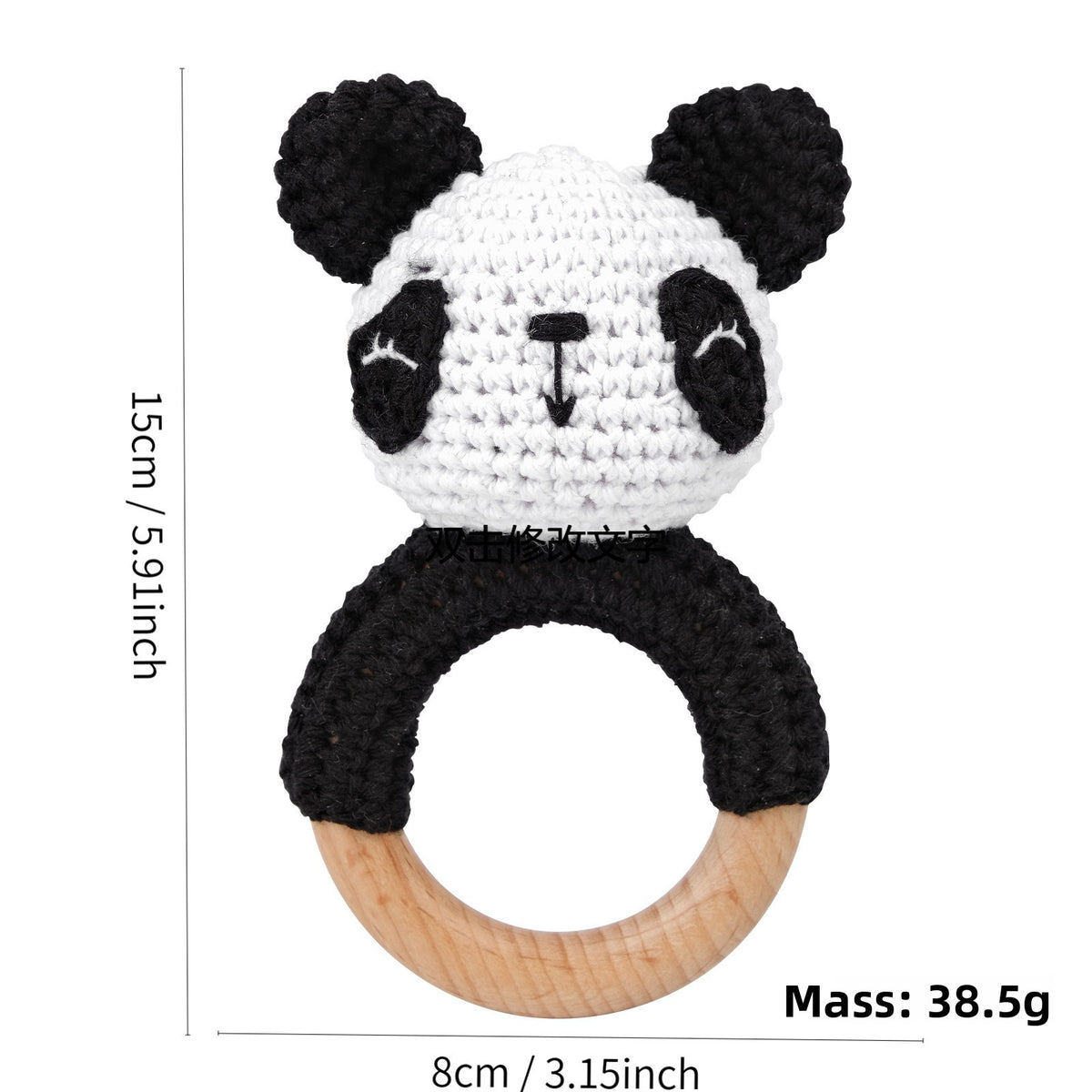 KloGoo™ Handmade Wool Baby Rattle Teething Toy
