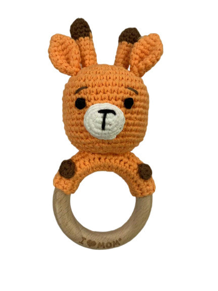 KloGoo™ Handmade Wool Baby Rattle Teething Toy