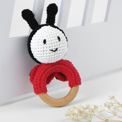 KloGoo™ Handmade Wool Baby Rattle Teething Toy