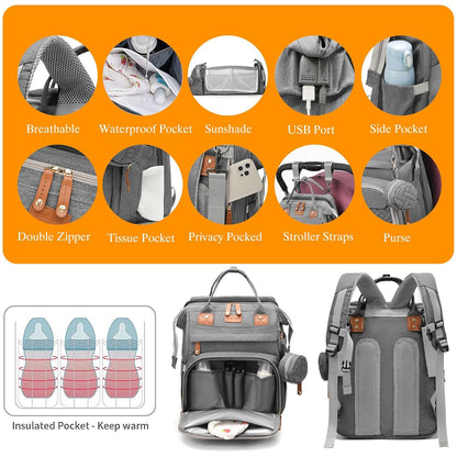 KloGoo™ BabyGo All-in-1 Smart Backpack